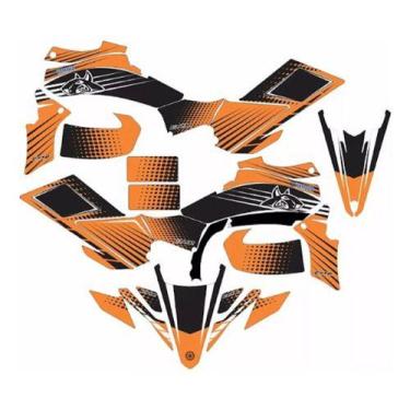 Imagem de Adesivos Quadriciclo Compatível Yamaha Yfz 450r Rbull 0,60mm - SPTS