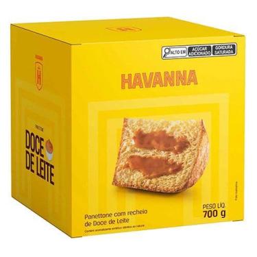 Imagem de Panetone Recheado Doce de Leite 700g - Havanna