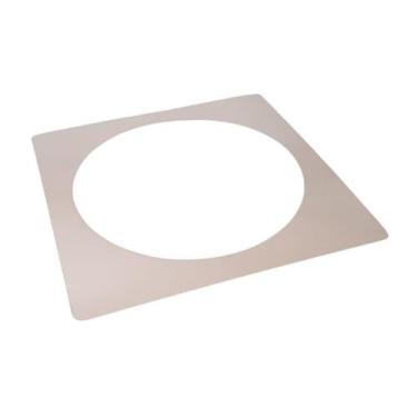 Imagem de Acabamento De Forro 40x40 Aço Inox 430 Duto 11" Chaminé - LAURINDOS