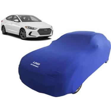 Imagem de Capa Para Cobrir Carro Hyundai Elantra Tecido Helanca - Mz, Azul