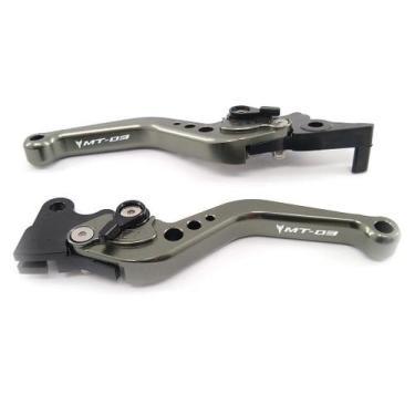 Imagem de Manete Esportivo Gravado a Laser Moto Mt03 R3 Mt03 R3 Mt - NoBrand, Ti