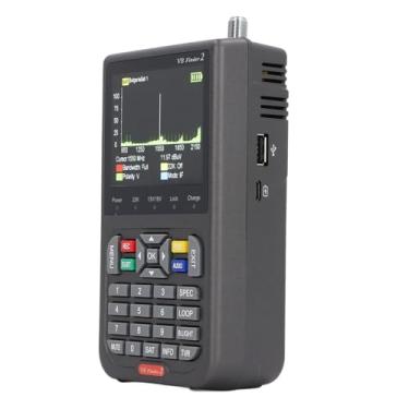 Imagem de Localizador de Satélite 950-2150 MHz, Medidor de Sinal Digital Com Pesquisa de Loop, Analisador de Espectro, Receptor de Medição de Sinal para Detecção de Sinal de Satélite
