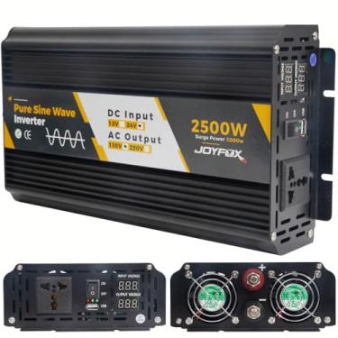 Imagem de Joyfox Inversor Energia Onda Senoidal Pura 800W 1000W 2000W 2500W 4000W 12v / 24v Para 110v / 220v Usb Conversor Transformador Tensão (24v Para 120v 2500W Pico 5000w)