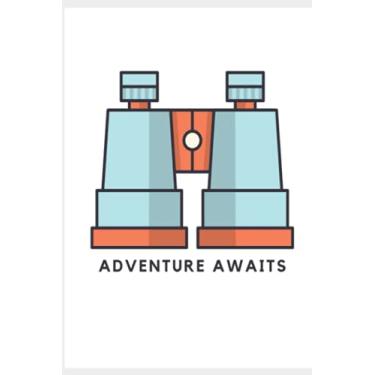 Imagem de Adventure Awaits Journal: Traveler's Journal for up to 3 trips, with places for flight info, shopping, and pictures