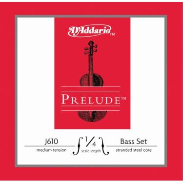 Imagem de Cordas de contrabaixo D 'Addario J610 1/4 M B10 – 1/4 pacote com 10
