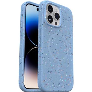 Imagem de OtterBox Capa para iPhone 14 Pro Max série sustentável com MagSafe - Festa em casa (azul), à prova de choque, à prova de quedas, ultrafina, capa protetora