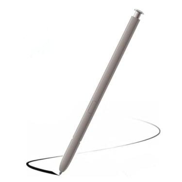 Imagem de S Pen S24 Ultra (com Bluetooth) de substituição para Samsung Galaxy S24 Ultra 5G, caneta Stylus Touch + pontas/pontas de substituição (cinza claro)