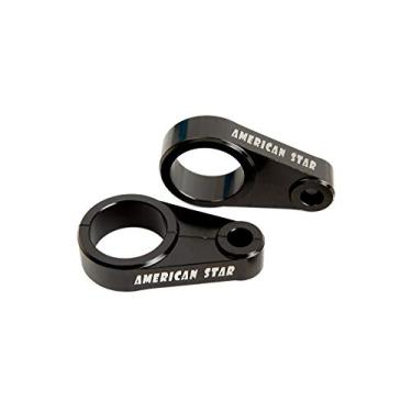 Imagem de American Star Manufacturing, LLC 2,5 cm ID Billet Braçadeira de linha de freio dianteiro de alumínio para pós-venda A-Arms. Adequado para American Star, FireBall Racing, Full-Flight e muitas outras