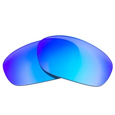 Imagem de LenzFlip Lentes de reposição polarizadas compatíveis com óculos de sol Rayban Fast & Furious RB4115 - Fabricado nos EUA - Cinza polarizado com espelho azul