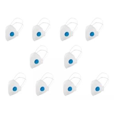 Imagem de Máscara PFF2 com Válvula  Kit com 150 Unidades para Máxima Filtragem -