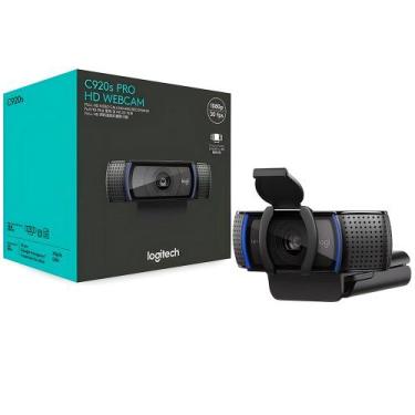 Imagem de Webcam Logitech C920s Pro, Full HD, Chamadas e Gravações 1080p, Áudio 