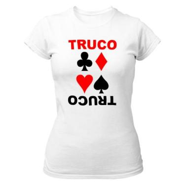 Imagem de Camiseta Baby Look Truco Naipes do baralho - Alearts, EG