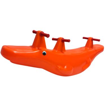Imagem de Gangorra Infantil Crocodilo – 3 Lugares e 8 Cores Disponíveis
