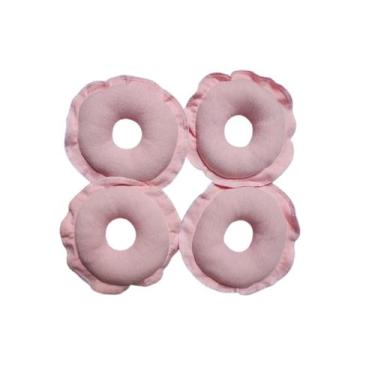 Imagem de 4 unidades de rosquinhas protetoras seios machucados - amamentação sem
