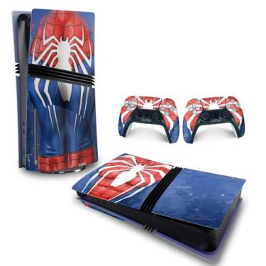 Imagem de Adesivo Compatível PS5 Pro Skin Horizontal Spider-Man Homem Aranha 2 -