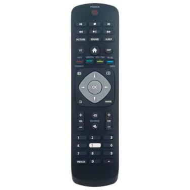 Imagem de Controle remoto de TV compatível com Philips Série 3000 LCD-LED TV série 5000 UHDTV 65PFL5922 65PFL5922/F7 24PFL3603 24PFL3603/F7 43PFL5922 43PFL5922/F7 55PFL5922 55PFL5922 5PFL59 22/F7 50PFL5922