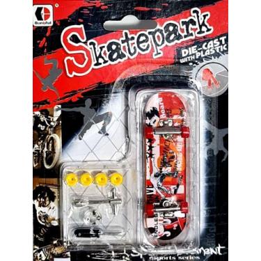 Imagem de Skate de Dedo com Acessórios Skatepark Die-Cast - Die Cast