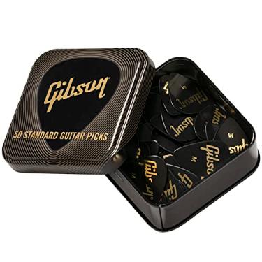Imagem de Gibson Palheta de guitarra - 50 palhetas padrão pesadas