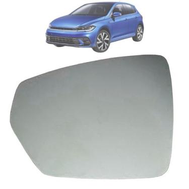 Imagem de Lente Do Retrovisor Base Polo 2018 Até 2023 Virtus 2018 Até 2022 Origi
