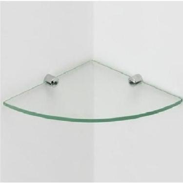 Imagem de Prateleira De Canto 20 Cm Em Vidro Temperado - Sonharte