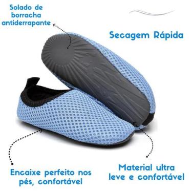 Imagem de Sapatilhas Aquáticas Náuticas Versáteis Esporte Agua Areia - MM Store,