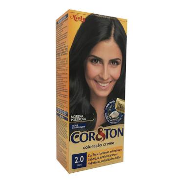 Imagem de Coloração Creme Cor & Ton Niely Preto 2.0