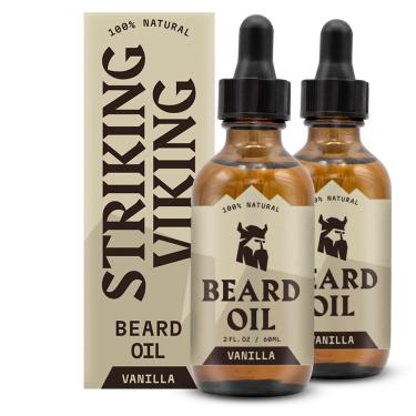 Imagem de Óleo de barba impressionante com aroma de baunilha Viking 60 ml (pacote com 2)