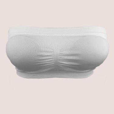 Imagem de Soutien Faixa Sem Costura sem alça Com Bojo Removível - Zee Rucci, Bra