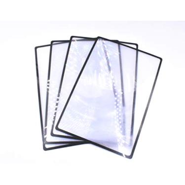 Imagem de Art&Beauty Pacote Com 4 Lentes Fresnel De Aumento Página Inteira 3X, Ideal Para Leitura Letras Pequenas