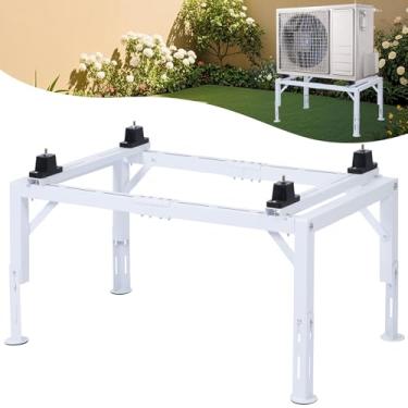 Imagem de YeeJinHong Suporte De Chão Ajustável Mini Split Para Condicionadores Ar Sem Dutos 9000-36000 Btu, Bombas Calor, Ca Serviços Pesados, Condensador, Carga Máxima: 450 Libras