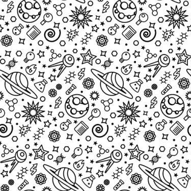 Imagem de Papel De Parede Autocolante Lavável Astros Planetas Espaço 3m