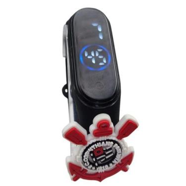 Imagem de Relógio Infantil Digital Touch Timão Corinthians-Preto - Smactudo