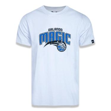 Imagem de CAMISETA PLUS SIZE REGULAR MANGA CURTA ORLANDO MAGIC LOGO BRANCO NEW ERA-Masculino