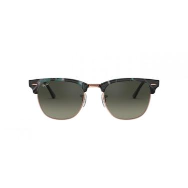 Imagem de Óculos de Sol Ray-Ban Clubmaster RB 3016 Verde e Preto/Dourado 49