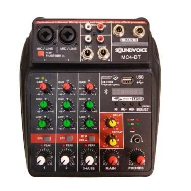 Imagem de Mesa De Som Soundvoice MC4 BT