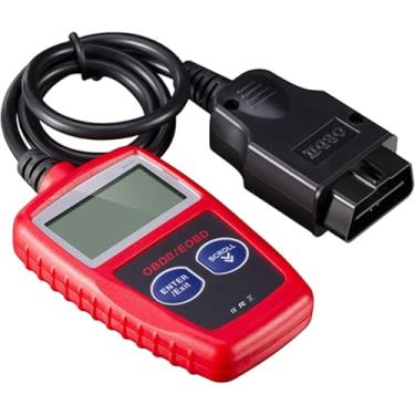 Imagem de Scanner OBD2, leitor de código 12V digital OBD2 scanner com tela de 2,4 polegadas, ferramenta de diagnóstico profissional para carros/caminhões (controle de botão)