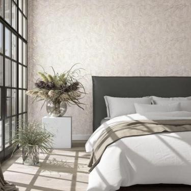 Imagem de Papel De Parede Jackie Folhagem Bege 34284