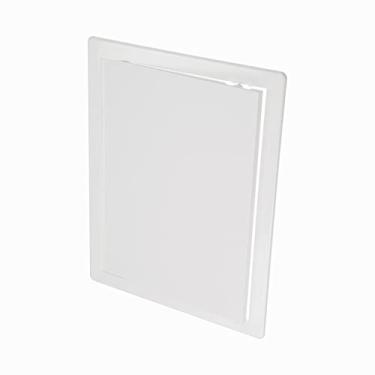 Imagem de Vent Systems Painel de acesso 10x13 - Portas de fácil acesso - plástico ABS - Painel de acesso para drywall, parede e teto tampa de porta de serviço elétrico e encanamento - Dimensões externas 26 x 35 cm branco