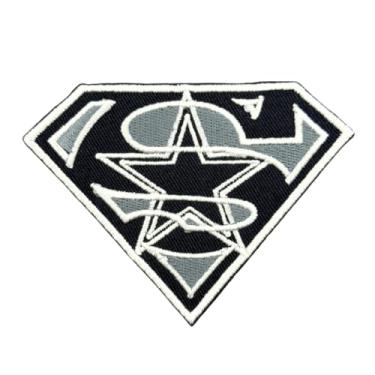 Imagem de Logotipo de Dallas para fãs de rúgbi da Siam Accs bordado time favorito dos fãs de futebol americano, aplique bordado para roupas, mochilas, jeans, motocicleta, jaquetas personalizadas, chapéus