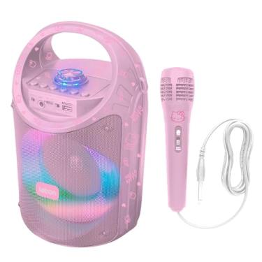 Imagem de CAIXA DE SOM HELLO KITTY C/MICROFONE LED MULTIMIDIA 60W LETRON