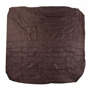 Imagem de Yctze Capa de Poeira de Banheira Ao Ar Livre - Capa de Spa à Prova d'água e à Prova de Sol, 210x210x30cm, tafetá de Poliéster Com Revestimento de Prata, Proteção contra pó e Chuva para Banheiras Ao