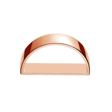 Imagem de Cachecol de seda semicírculo minimalista com clipe para mulheres, cachecóis, xale, camiseta, moderna, banhado a ouro, suporte de cinto, fecho para vestido, acessórios de roupas, joias modernas, Small