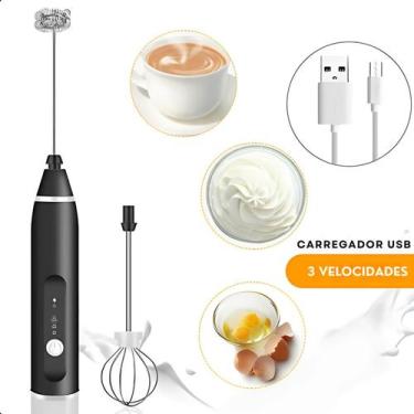 Imagem de Misturador Portátil 110V/220V Inox Recarregável - ROMI