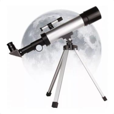 Imagem de Telescópio Astronômico Luneta F36050 Profissional Portátil em um Kit Completo com Tripé Ideal para Iniciantes e Entusiastas da Astronomia