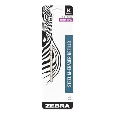 Imagem de Zebra Pen Borracha de lápis mecânica M-Refill, branca, pacote com 7