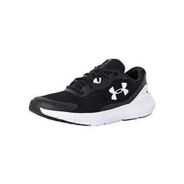Imagem de Under Armour Tênis de corrida masculino Surge 3, Preto/branco, 41
