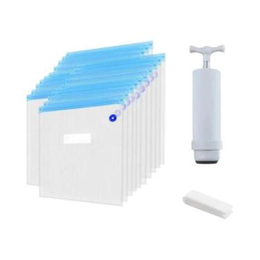 Imagem de Saco De Ar Selado a Vácuo Reutilizável 1-20pcs Embalagem Resistente À 