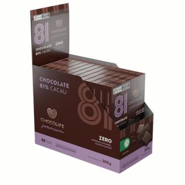 Imagem de Chocolate Premium 81% Cacau 25g - Chocolife - 12unx25g