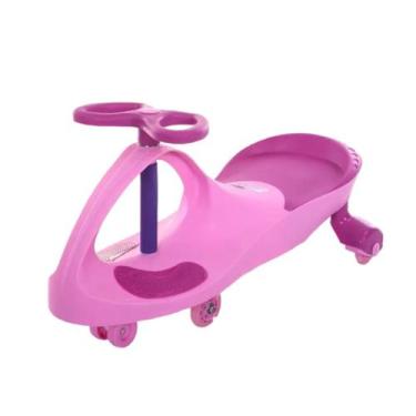 Imagem de Carrinho Rolimã Infantil Rosa Menino Menina Volante Car Led - Mimo Imp