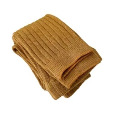 Imagem de Meia-calça De Malha De Algodão Para Meninas Lawadka Meia-calça Sólida 